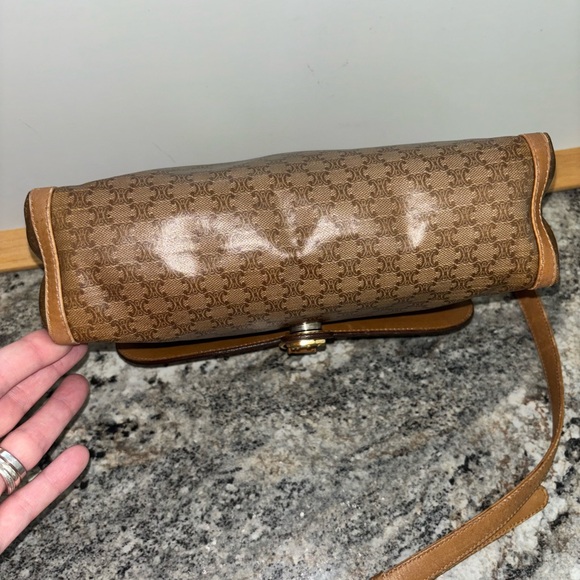 Celine macadam Vintage Crossbody Bag with “C” Pattern! - Picture 7 of 16